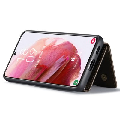 Köp DG.MING 2 in 1 Magnetic Card Slot Case Samsung Galaxy S24 Plus Brown Online