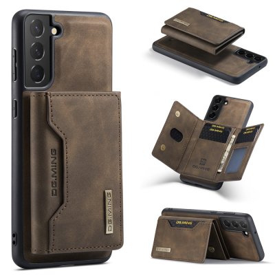 Köp DG.MING 2 in 1 Magnetic Card Slot Case Samsung Galaxy S24 Plus Brown Online