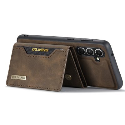 Magnetic Card Slot Case Samsung Galaxy S25 Brown