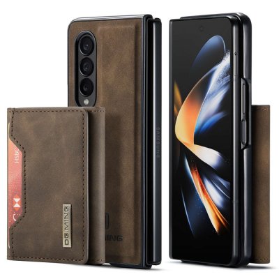 Köp DG.MING 2 in 1 Magnetic Card Slot Case Samsung Galaxy Z Fold 4 Brown Online