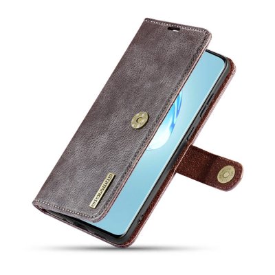 Köp DG.MING 2-in-1 Magnet Wallet Samsung Galaxy S20 Brun Online