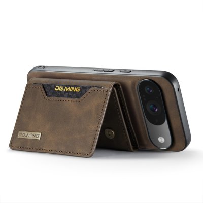Magnetic Card Slot Case Google Pixel 9 Pro Brown