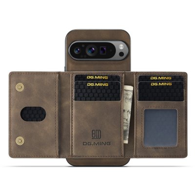 Magnetic Card Slot Case Google Pixel 9 Pro XL Brown