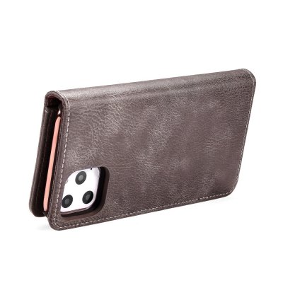 DG.MING Plånboksfodral Med Magnet iPhone 11 Pro Max Brun bild 9
