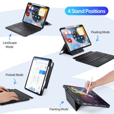Bluetooth-tangentbord Fodral iPad Pro 11 3rd Gen (2021)