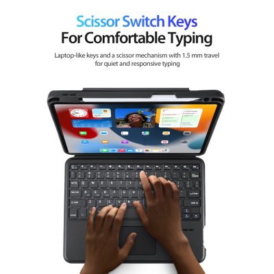 Bluetooth-tangentbord Fodral iPad Pro 11 1st Gen (2018)