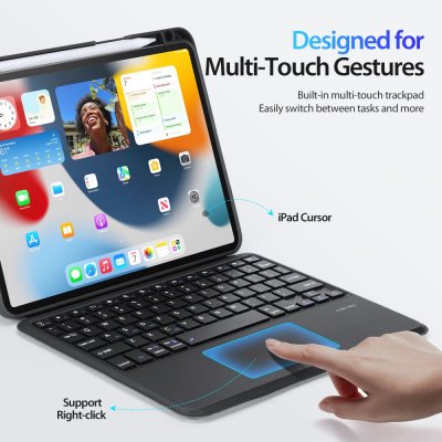 Bluetooth-tangentbord Fodral iPad Pro 11 3rd Gen (2021)