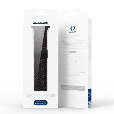 Köp Dux Ducis Elastic Nylon Woven Strap Apple Watch 38/40/41 mm Black Unity Online