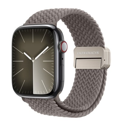 Köp Dux Ducis Elastic Nylon Woven Strap Apple Watch Ultra 2 49mm Clay Online