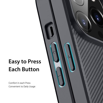 Dux Ducis Fino Series Skal iPhone 14 Pro Svart - Techhuset.se