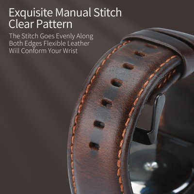 Köp Dux Ducis Läderarmband Apple Watch Ultra 3 49mm Brun Online