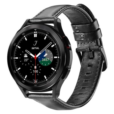 Dux Ducis Läderarmband Samsung Galaxy Watch 7 44mm Svart