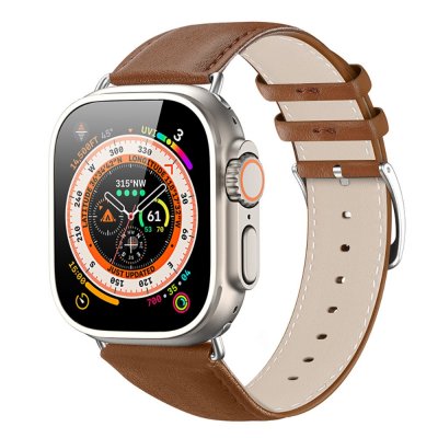 Köp Dux Ducis Leather Armband Apple Watch 38/40/41 mm Brown Online