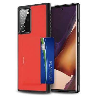 Dux Ducis PoCard Kortfack Skal Galaxy Note 20 Ultra Röd - Techhuset.se