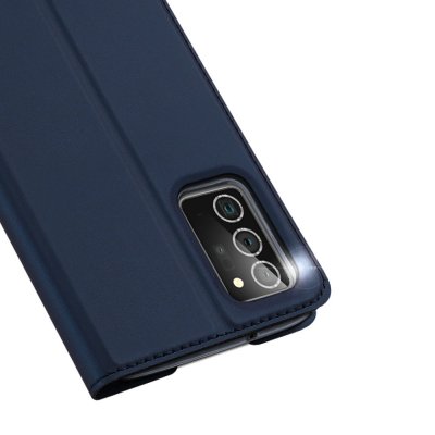 Dux Ducis Skin Pro Läderfodral Galaxy Note 20 Blå - Techhuset.se
