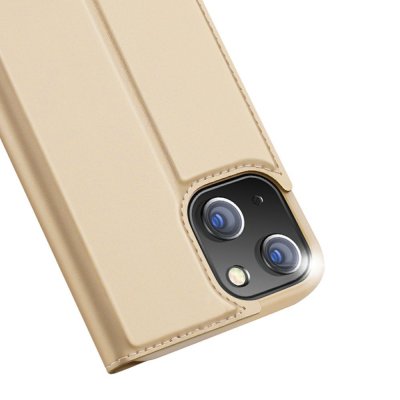 Dux Ducis Skin Pro Läderfodral iPhone 12 Mini Guld - Techhuset.se