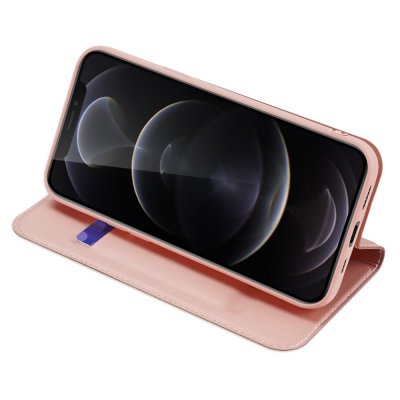 Dux Ducis Skin Pro Läderfodral iPhone 13 Pro Rosa - Techhuset.se