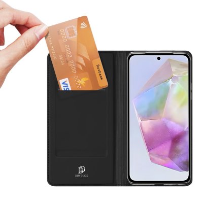 Läderfodral Samsung Galaxy A36 Svart