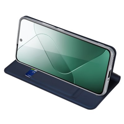 Läderfodral Xiaomi 14 Blå