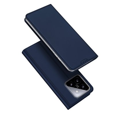 Läderfodral Xiaomi 14 Blå