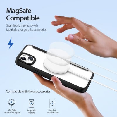 Köp Dux Ducis Skin X Pro Fodral MagSafe iPhone 15 Plus Svart Online