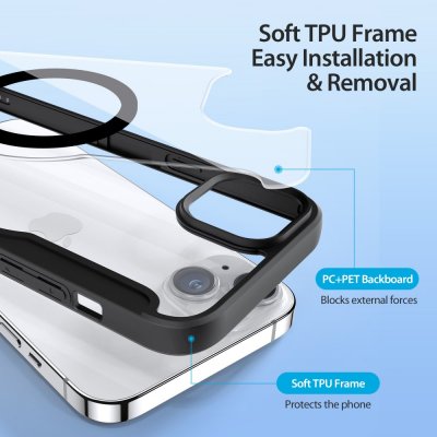 Köp Dux Ducis Skin X Pro Fodral MagSafe iPhone 15 Plus Svart Online