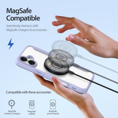 Fodral MagSafe iPhone 16 Lila