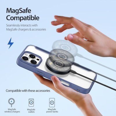 Fodral MagSafe iPhone 16 Pro Blå