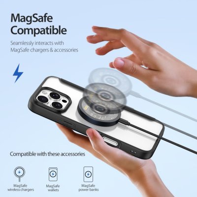 Fodral MagSafe iPhone 16 Pro Svart