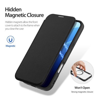 Fodral MagSafe iPhone 16 Pro Svart