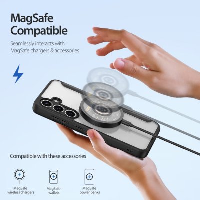 Fodral MagSafe Samsung Galaxy S25 Plus Svart