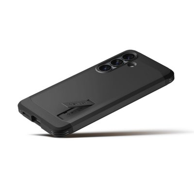 Spigen Samsung Galaxy S26 Case Rugged Armor MagSafe Black tunn sidoprofil