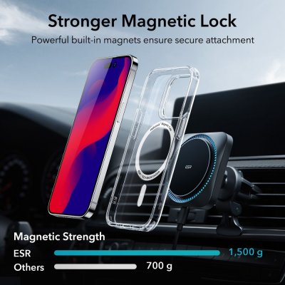 Köp ESR Ch Halolock MagSafe Case iPhone 14 Pro Clear Online