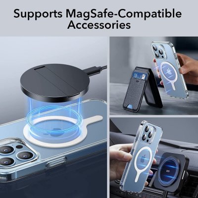 Köp ESR Halolock MagSafe Magnetic Plate White 2 Pack Online