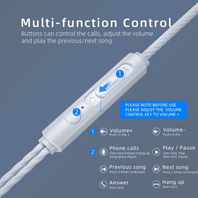 Köp Essager Earbud 3.5mm Hörlurar 1.2m Svart Online