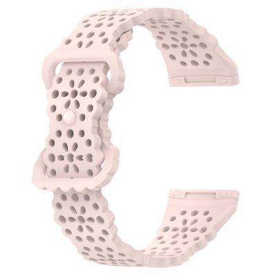 Köp Flower Silikonarmband Fitbit Versa 3/Sense Rosa Online