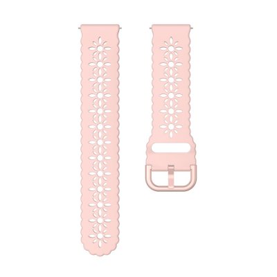 Flower Silikonarmband Samsung Galaxy Watch 7 40mm Rosa