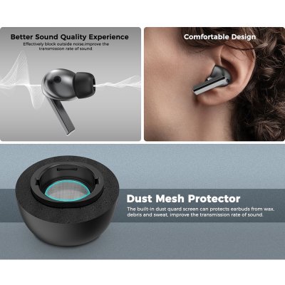 Ahastyle Galaxy Buds 3 FE ear tips komfort och bättre ljudisolering
