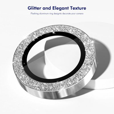 Guld kameraring med glitterfinish till Galaxy S26 från Hat Prince