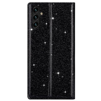Köp Glitter Plånboksfodral Samsung Galaxy A14 Svart Online
