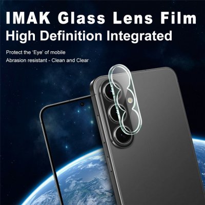 Härdat glas linsskydd från IMAK till Galaxy A57 med hög ljusgenomsläpp