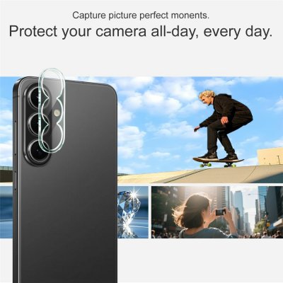 Reptåligt transparent linsskydd till Galaxy A57 – skydd utan reflexer