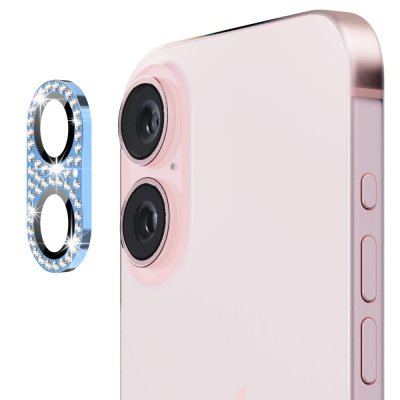 Kameraskydd iPhone 16 Plus Blå
