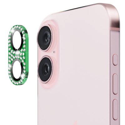 Kameraskydd iPhone 16 Plus Grön