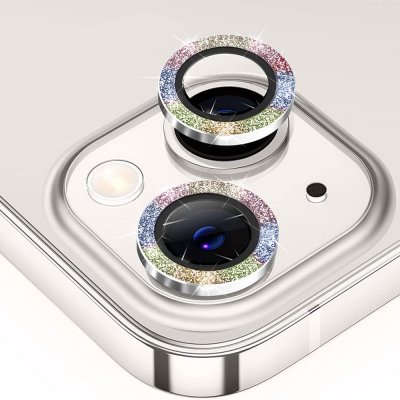 Köp Hat Prince Glitter Linsskydd iPhone 15/15 Plus Multifärg Online