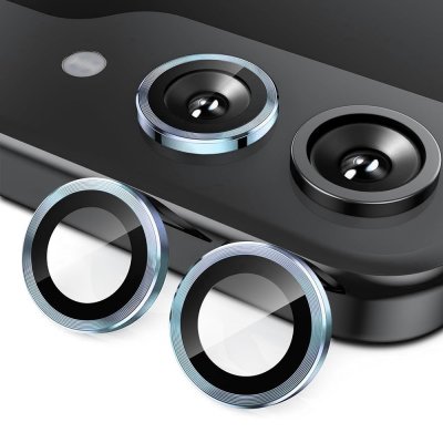 Hat Prince Härdat Glas Linsskydd Samsung Galaxy Z Flip 6 Blå