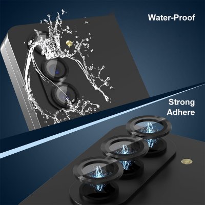 Härdat Glas Linsskydd Samsung Galaxy Z Fold 7 Svart