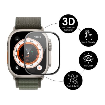 Köp Hat Prince Heltäckande Skärmskydd Apple Watch Ultra 3 49mm Online