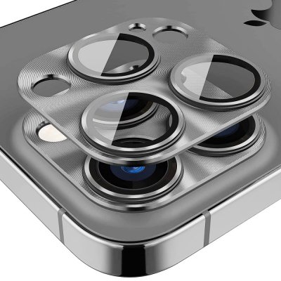 Kameraskydd Aluminium iPhone 16 Pro Grå