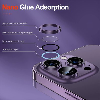 Köp Hat Prince Linsskydd Härdat Glas iPhone 15/15 Plus Grön Online